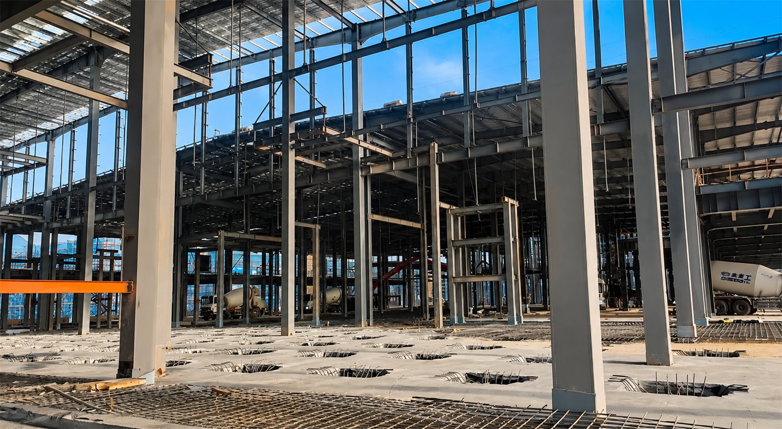 Structural steel component detail
